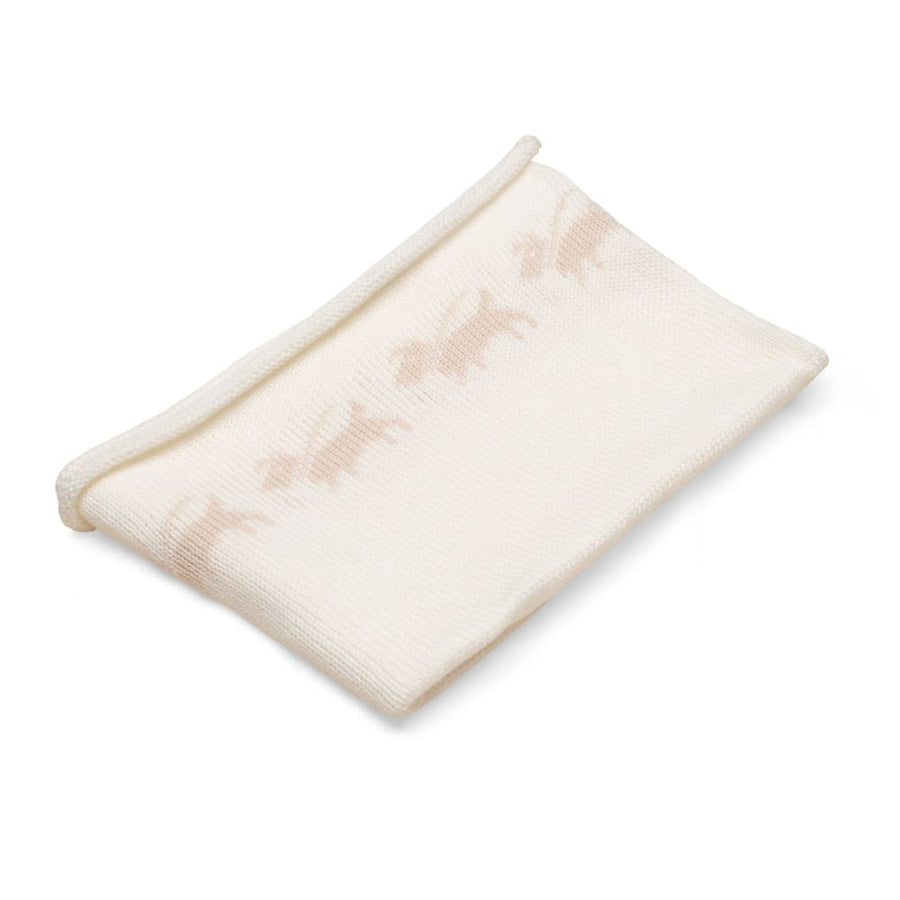 Anitas House Merino Shawl Limited Edition - Beige Dogs Baby