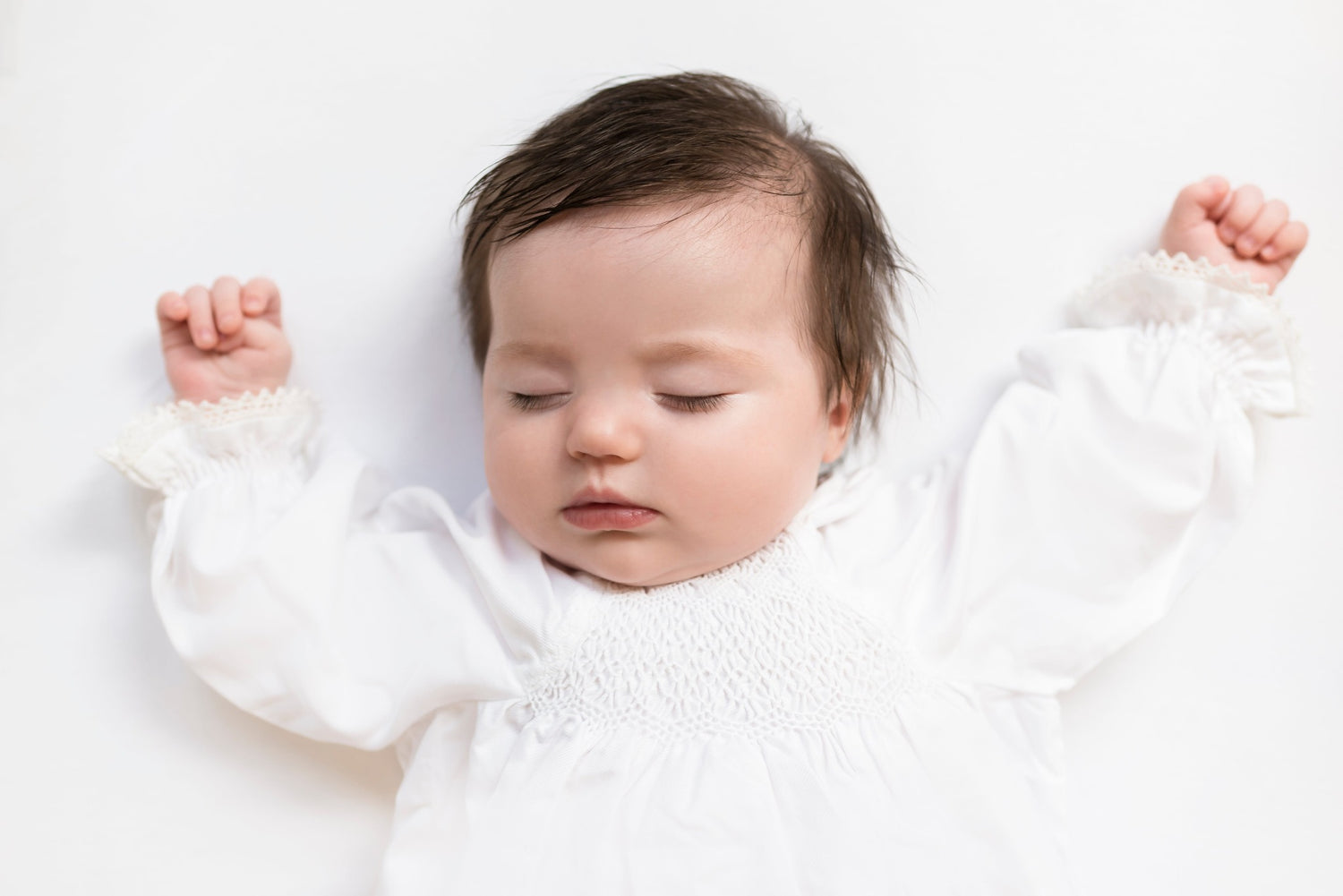 Anita's House Cotton Smock Nightie - White Smock