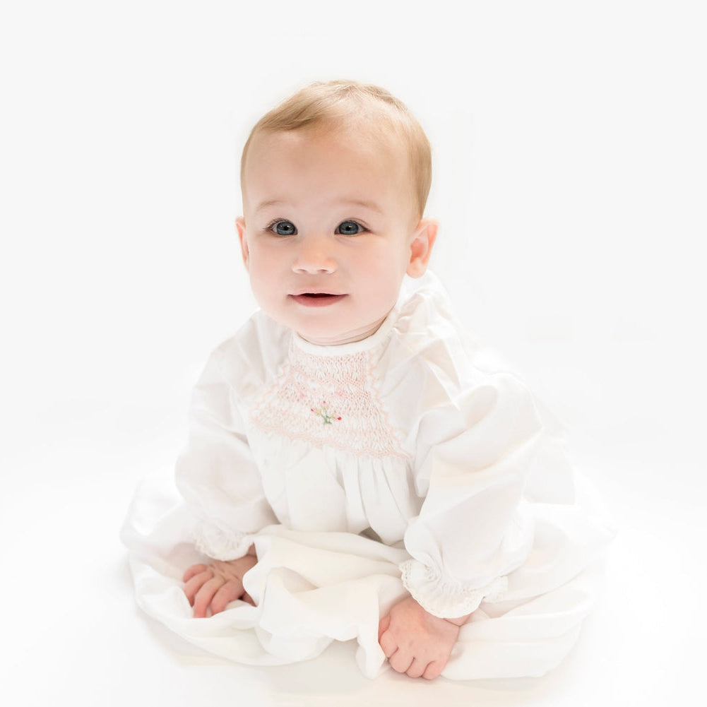 Anita's House Cotton Smock Nightie - Rosebuds