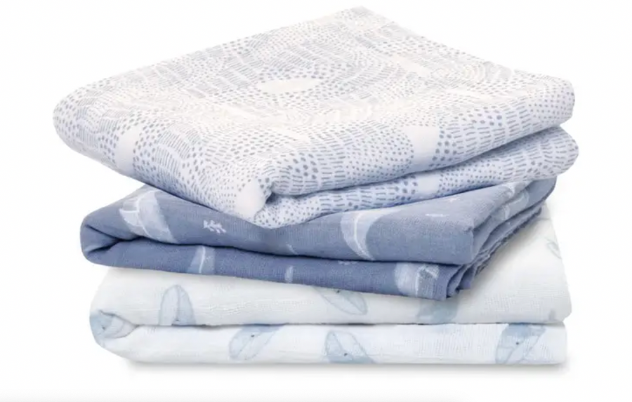 Aden and Anais - Organic Cotton Muslin Squares - Oceanic