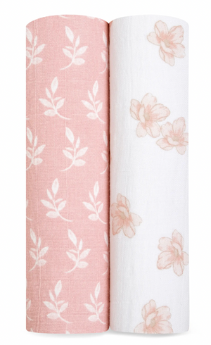 Aden and Anais - Organic Swaddles 2 Pack - Earthly