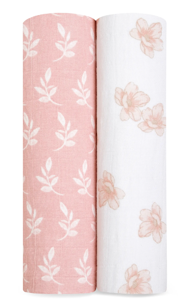 Aden and Anais - Organic Swaddles 2 Pack - Earthly