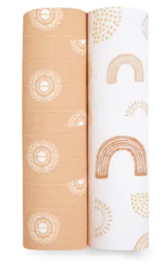 Aden & Anais Swaddles 2 pack - Keep Rising