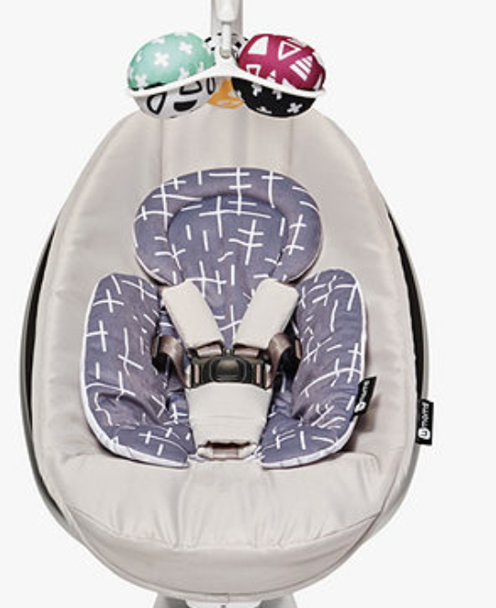 4Moms Reversible Newborn Plush Insert, Grey
