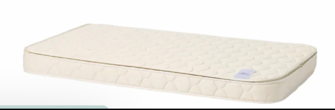 Natural Mat Baby Latex mattress for the Oliver Wood Mini+ Basic Cot/Bed 68cm x 122cm