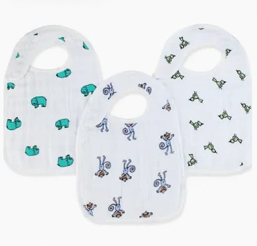 Aden + Anais Snap Bibs - 3 Pack - Jungle Jam