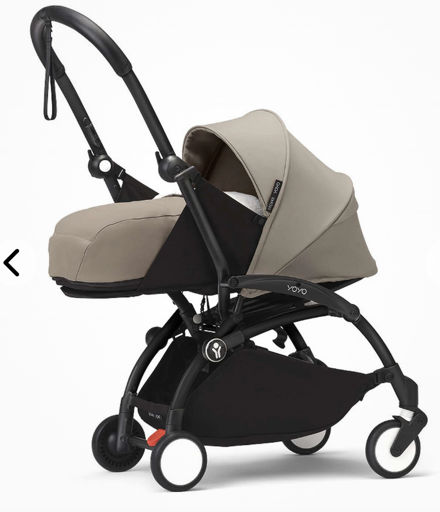 Stokke® YOYO³ stroller with newborn pack and seat - Taupe