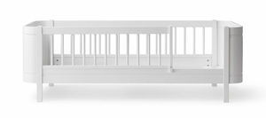 Oliver Furniture Wood Mini+ junior bed, 68cm x 162cm mattress size, white - Item No 041466