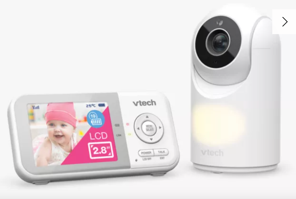 VTech VM3263 2.8inch Digital Video Baby Monitor with Adjustable Camera & Night Light