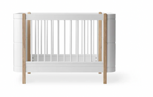 Oliver Furniture Wood Mini+ cot bed, white/oak Item nr.: 041485