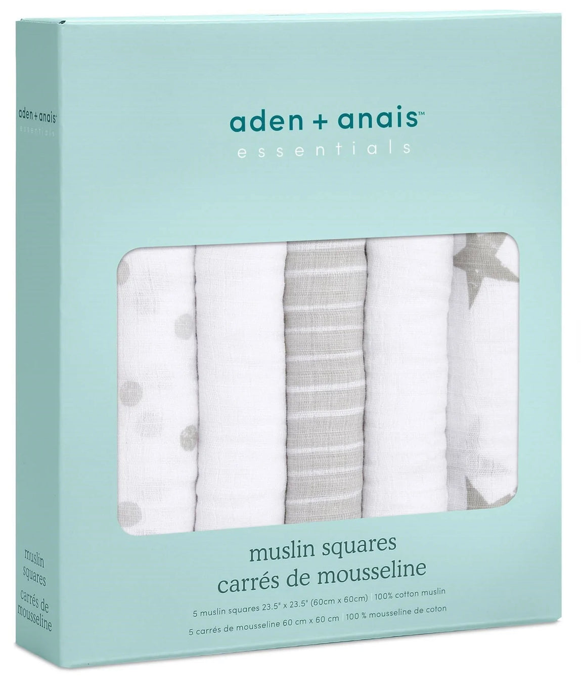 Aden & Anais Musy Muslins 5 pack (GR)