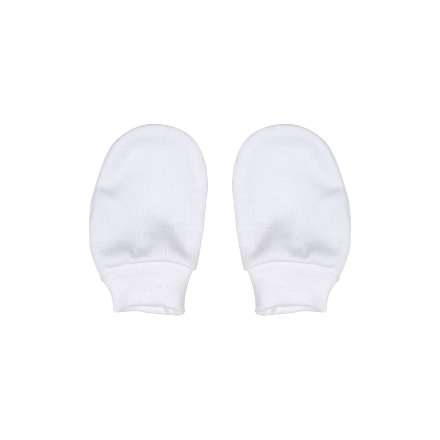 Anita's House Pure Cotton Scratch Mitts - White