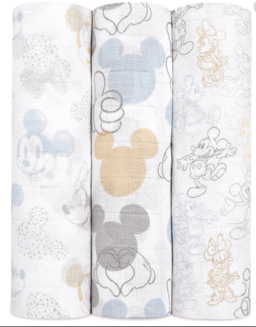 Aden & Anais Silky Soft Swaddles 3-Pack (GR)