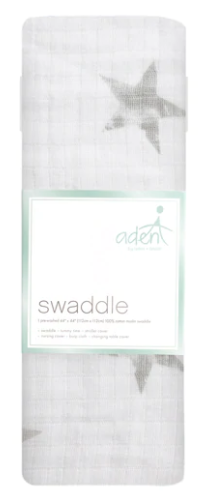 Aden + Anais Classic Large Swaddle Single Cotton Muslin (GR)