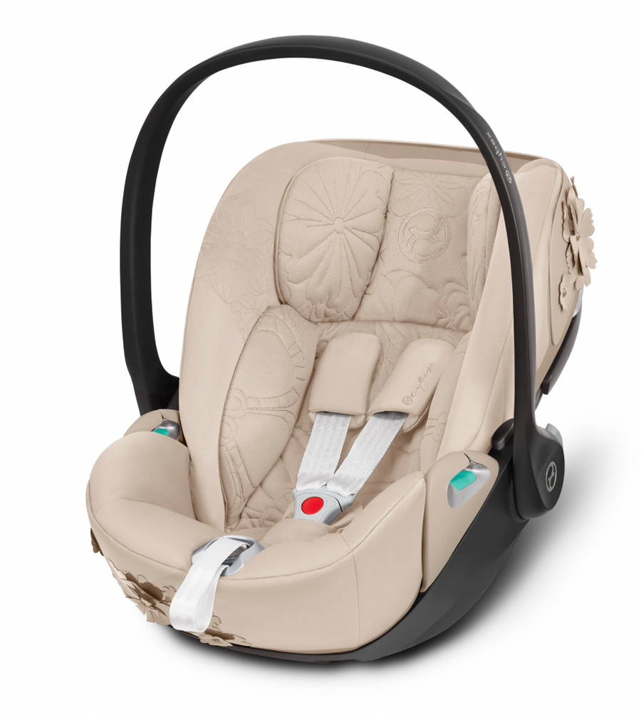 Cybex Cloud Z2 i-Size Car Seat - Fashion Collection - Nude Beige (Flowers) (GR)