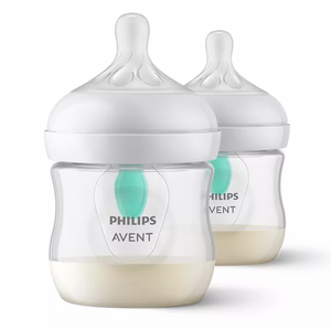 Philips Avent Natural Response Baby Bottle with Airfree vent - 4oz/125ml