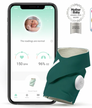Owlet Smart Sock 3 Smart Baby Monitor - Deep Sea Green (GR)
