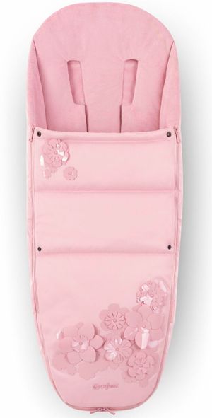 Products Cybex Platinum Footmuff - Fashion Collection - Pale Blush (Flowers) (GR)