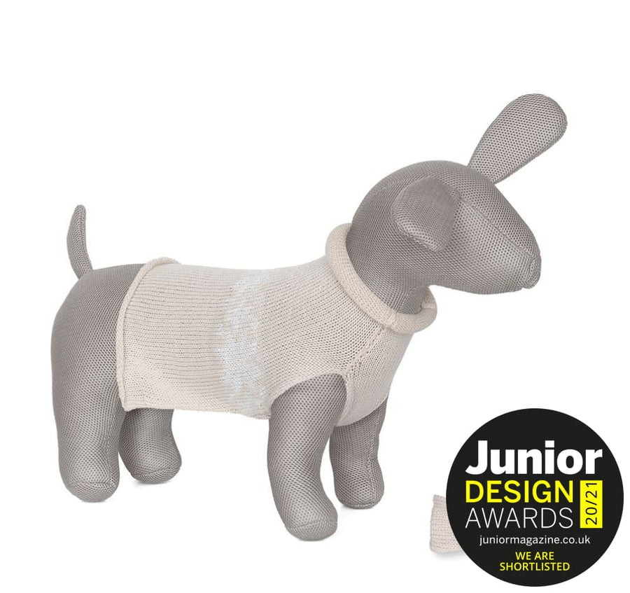 Anitas House Merino Snowflake Dog Jumper Pale Blue Doggy